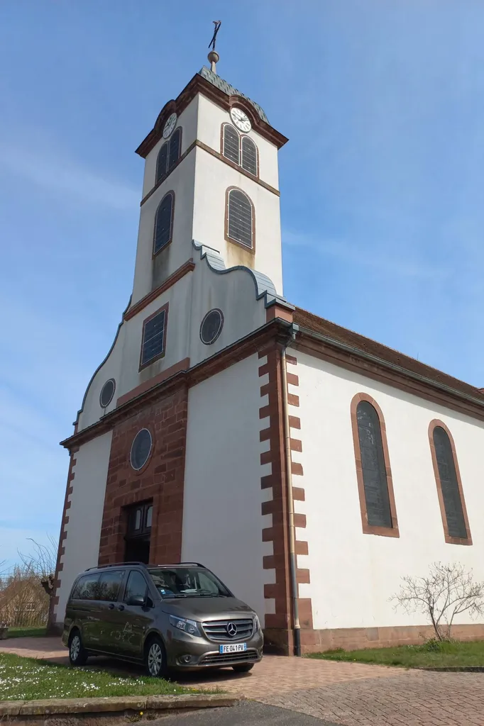 cérémonie religieuse en l'église de Mertzwiller