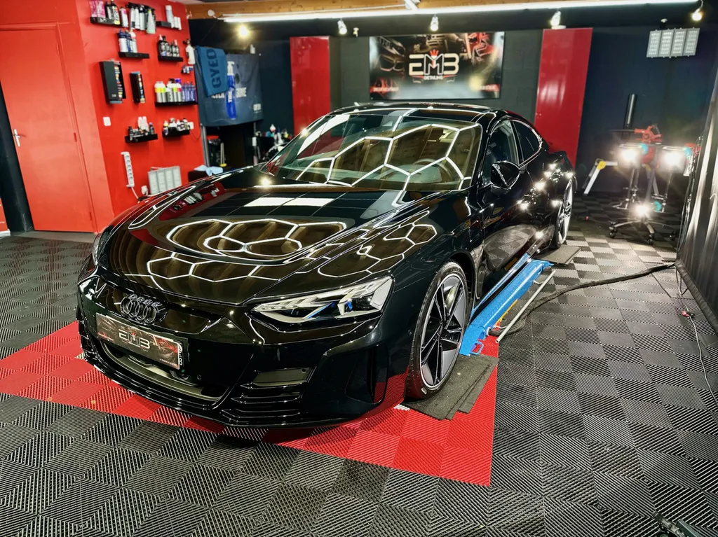 Detailing Lyon spécialiste du traitement céramique et de la protection carrosserie Audi e-tron GT