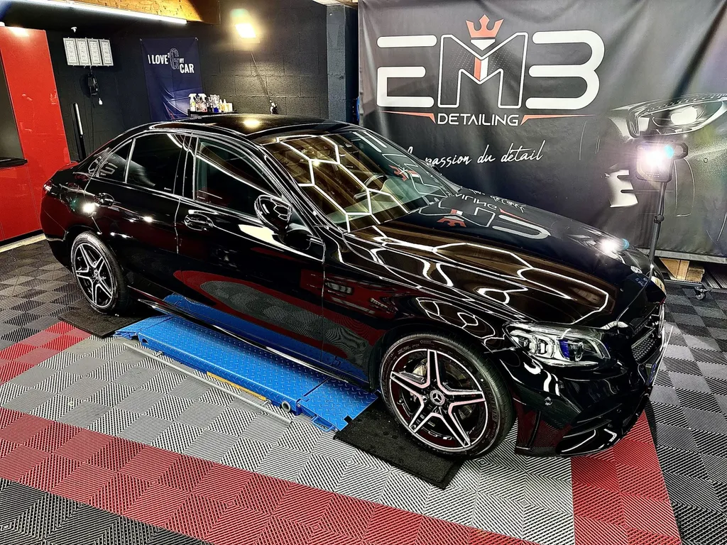 DETAILING protection carrosserie traitement céramique Lyon Mercedes classe C 