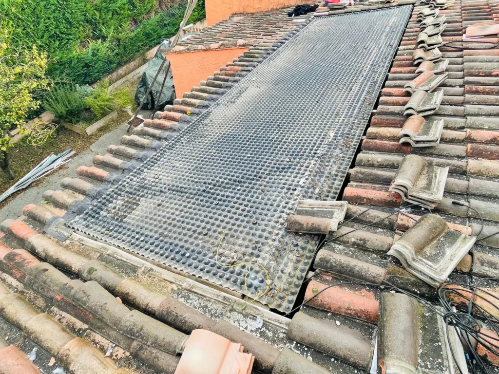 Réfection d’une toiture et isolation près de Bouc-Bel-Air.