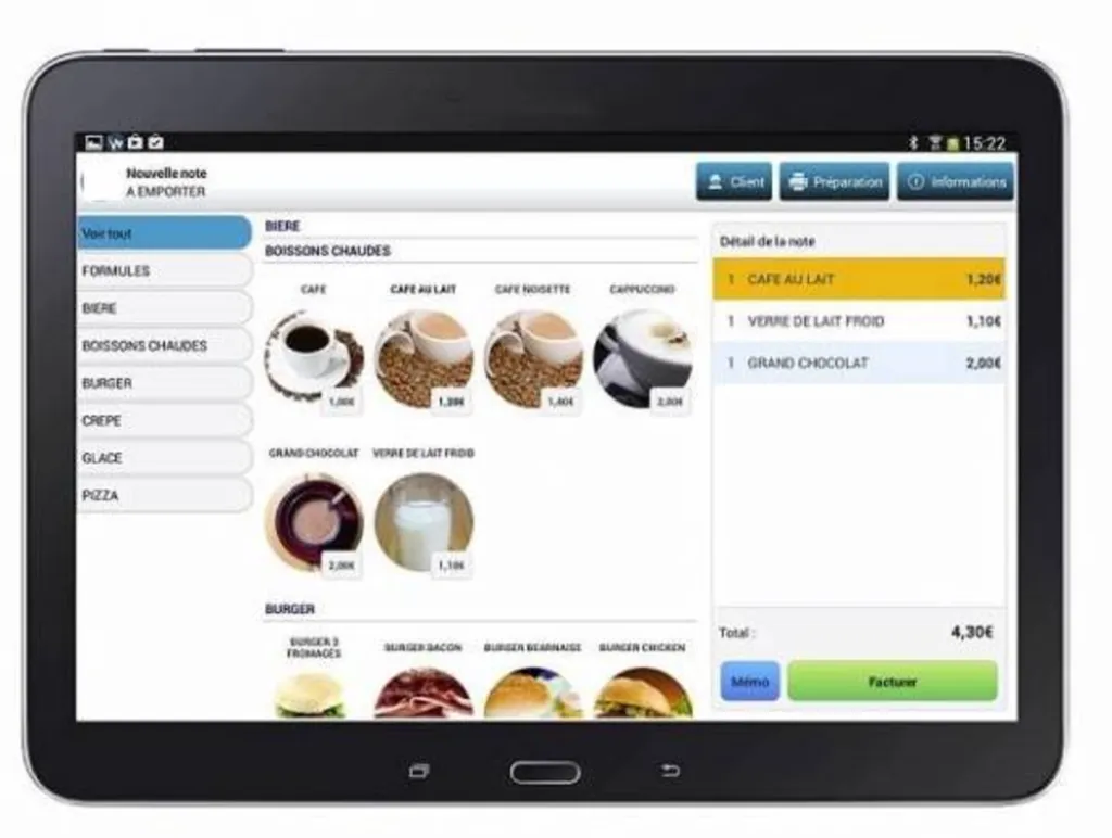 Tablette caisse enregistreuse Occitanie