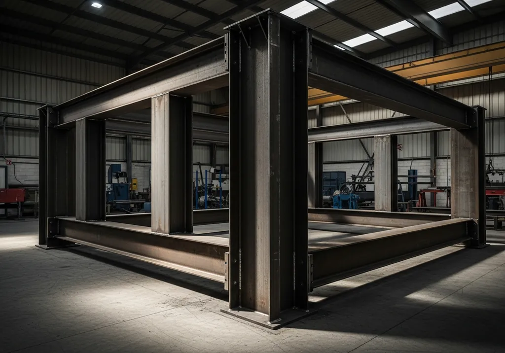 Structure acier mécano soudée robuste réalisée pour entreprise La Ciotat nécessitant résistance fiabilité précision et finitions professionnelles durables