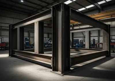 Structure acier mécano soudée robuste réalisée pour entreprise La Ciotat nécessitant résistance fiabilité précision et finitions professionnelles durables