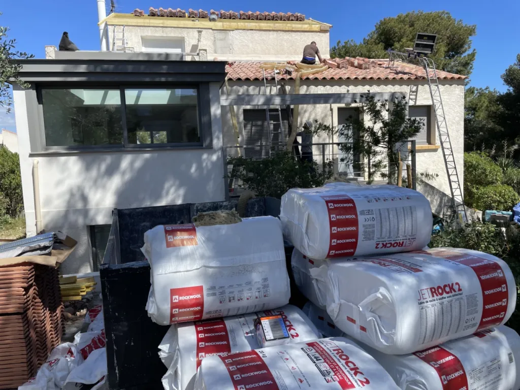 intervention de toiture et isolation près de martigues