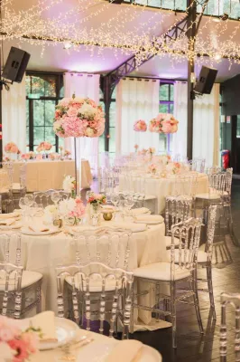 Décor de mariage pour une réception élégante