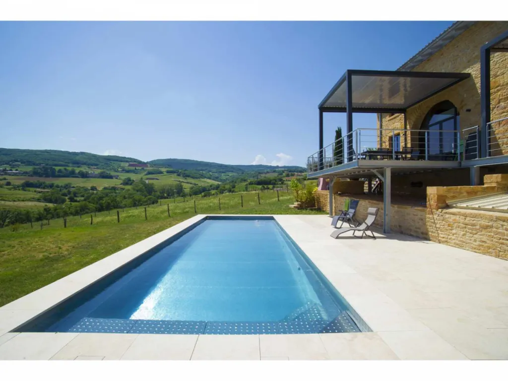 photographe d'architecture piscine en inox