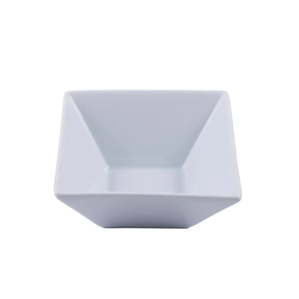 Location de vaisselle coupelle carrée porcelaine pour réception à Lyon