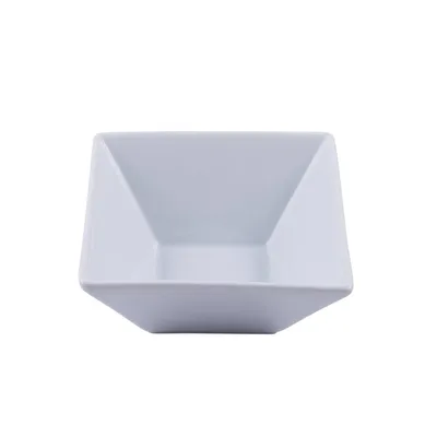 Location de vaisselle coupelle carrée porcelaine pour réception à Lyon