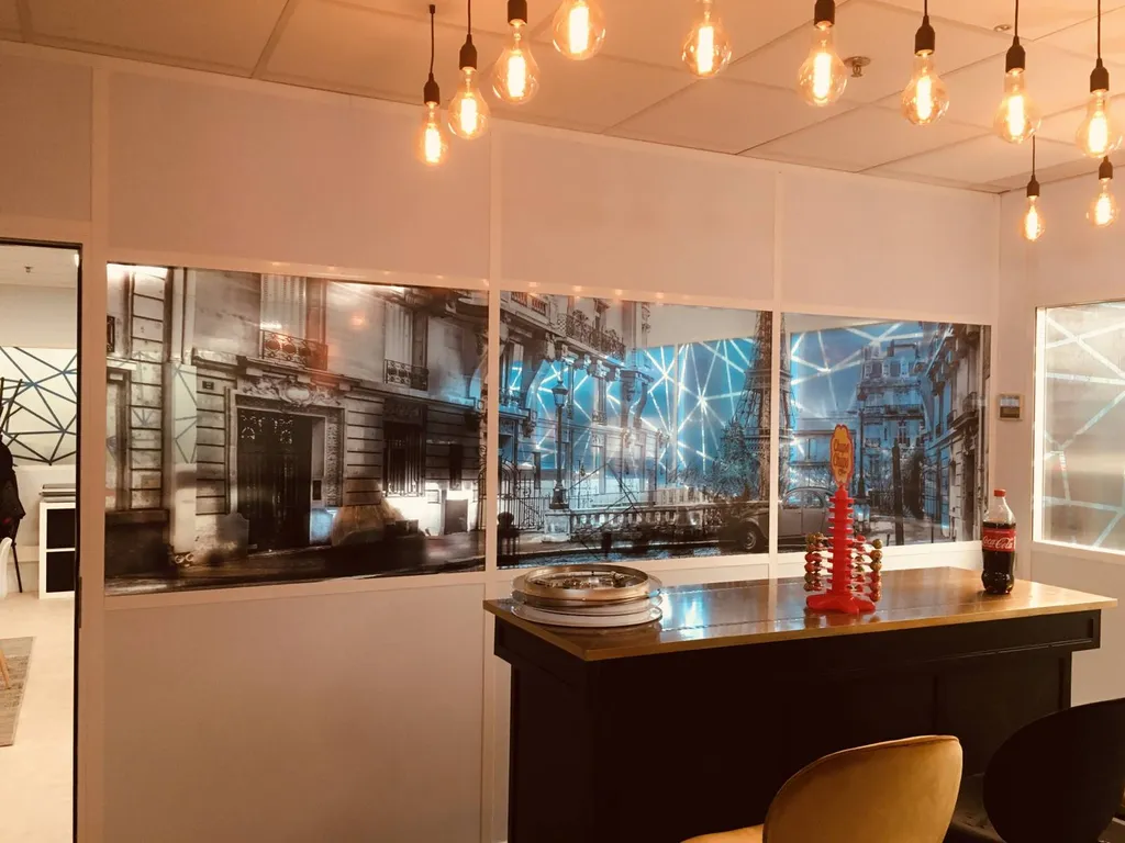 vitrophanie sur mesure pour bureaux en open space tdc signalétique