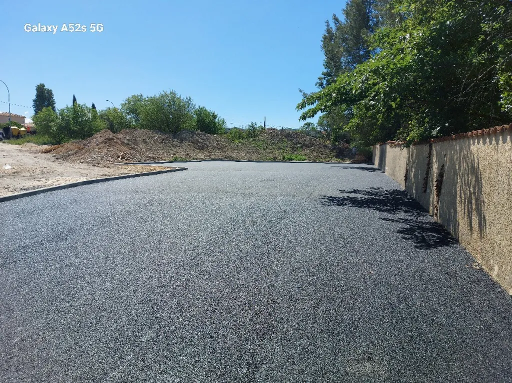 création d'un parking sur Marignane dans les Bouches-du-Rhône 