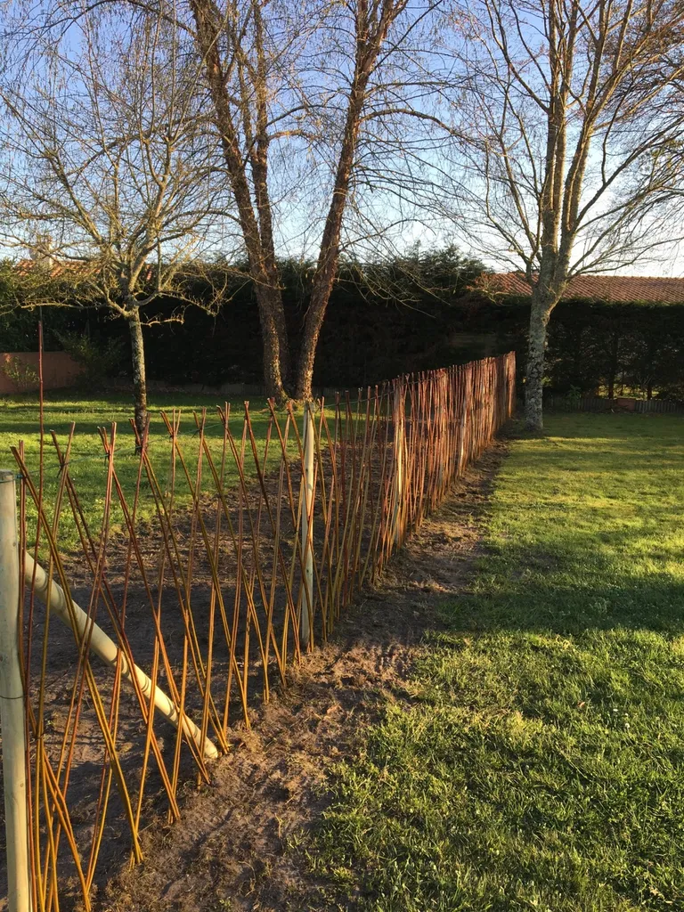 clôture réalisée par un paysagiste à Biscarrosse