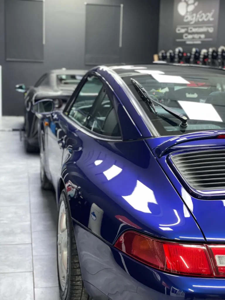 Polissage Carrosserie Porsche 993 Targa à Nice