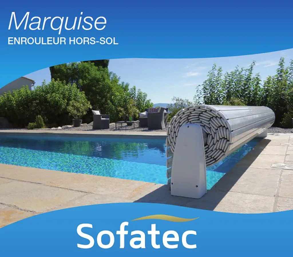 ENROULEUR HORS-SOL SOFATEC TYPE MARQUISE AVEC OU SANS FIN DE COURSE