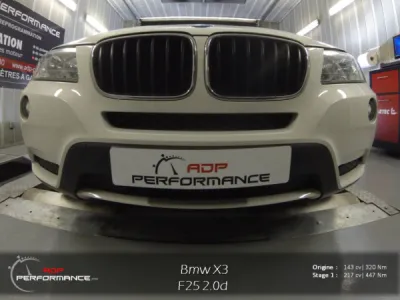 Reprogrammation moteur bmw x3 18d