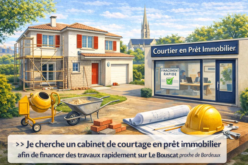 Financement Travaux Immobilier 2026 : Obtenez Votre Prêt Rapidement sur Le Bouscat et Bordeaux