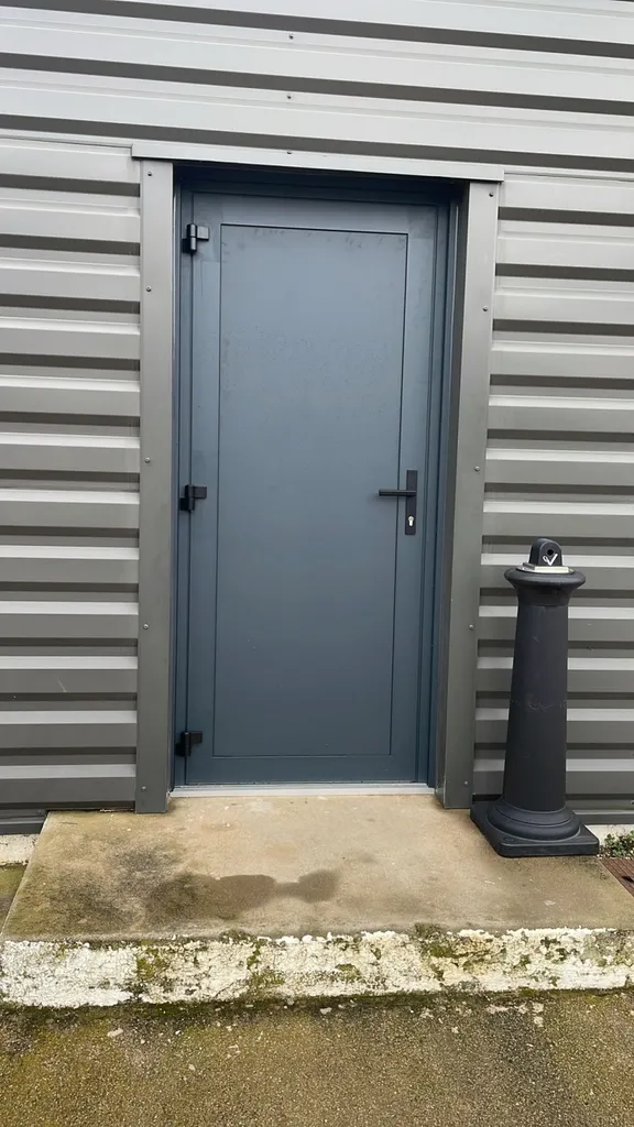 Porte d'entrée Gris anthracite