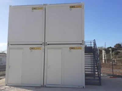 Location de modules pour réalisation de base vie pour la SNCF à Aubagne