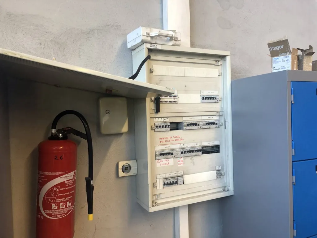 Installation borne de recharge sur parking d'entreprise à Marseille