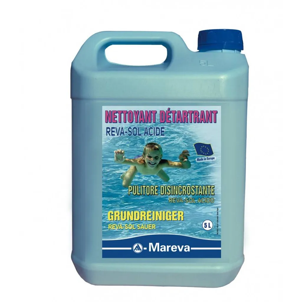 Nettoyant tartre dégraissant piscine