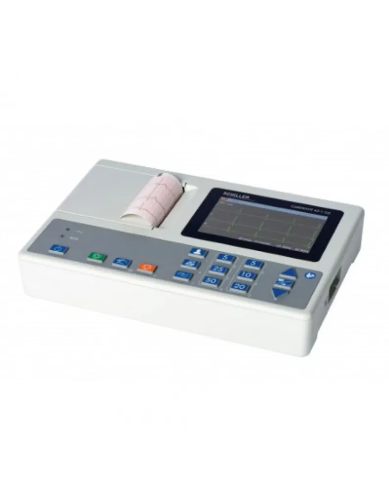 Le Cardiovit AT-1 G2 Schiller à Nice, offrant un écran couleur 5