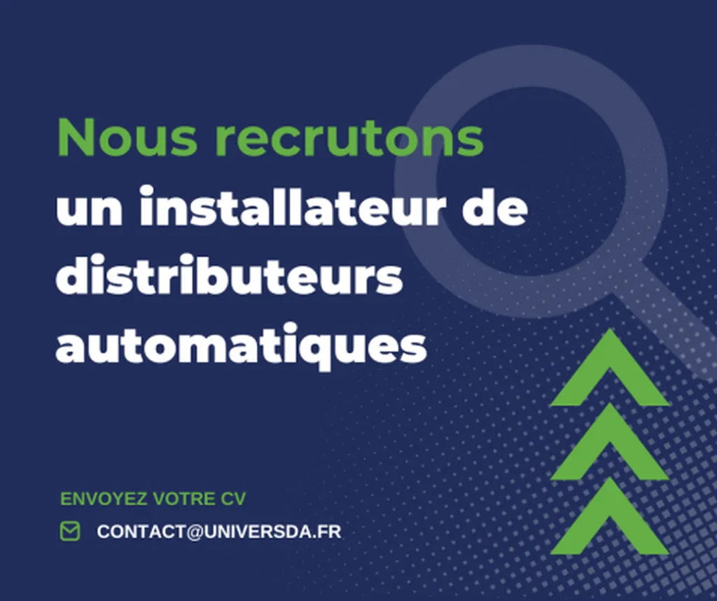 Nous recrutons ! Installateur de distributeurs automatiques (H/F)