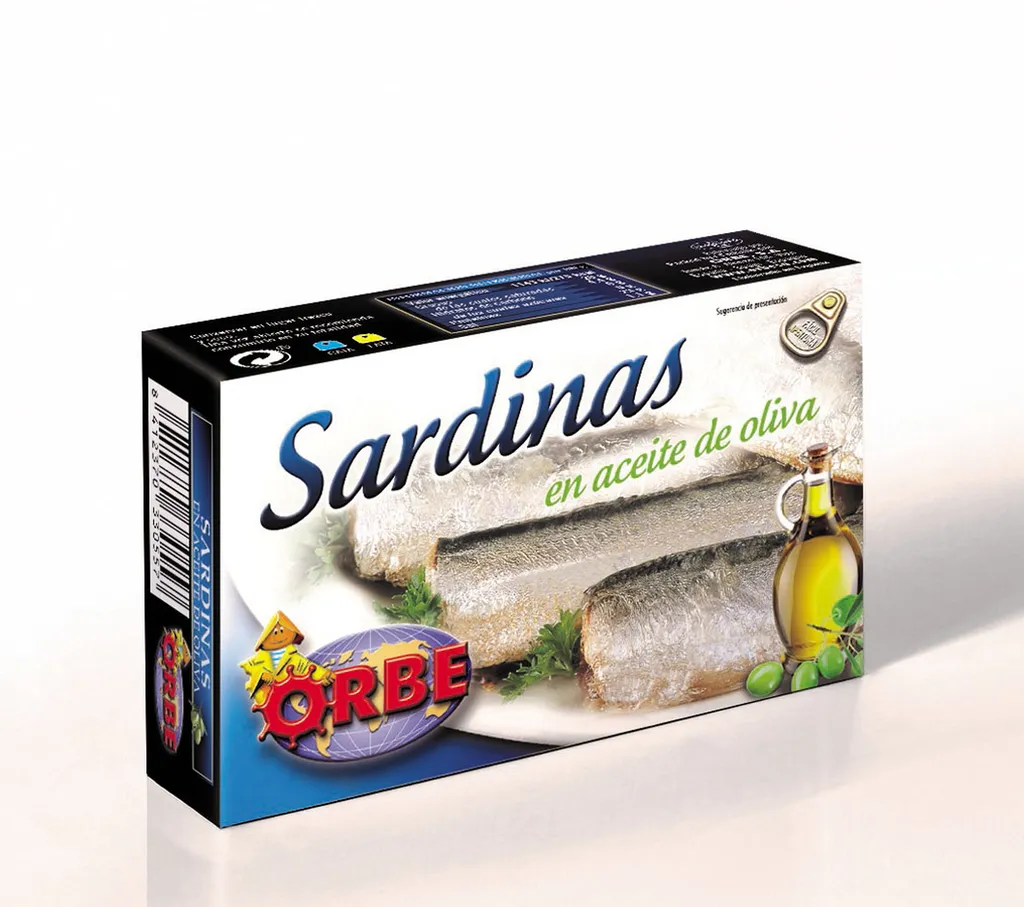 Sardines à l'huile d'olive 125g - O102