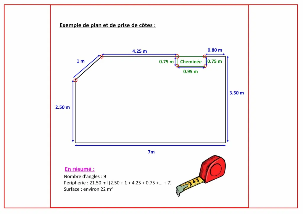 Information à transmettre pour l'étude de votre projet en plafond tendu