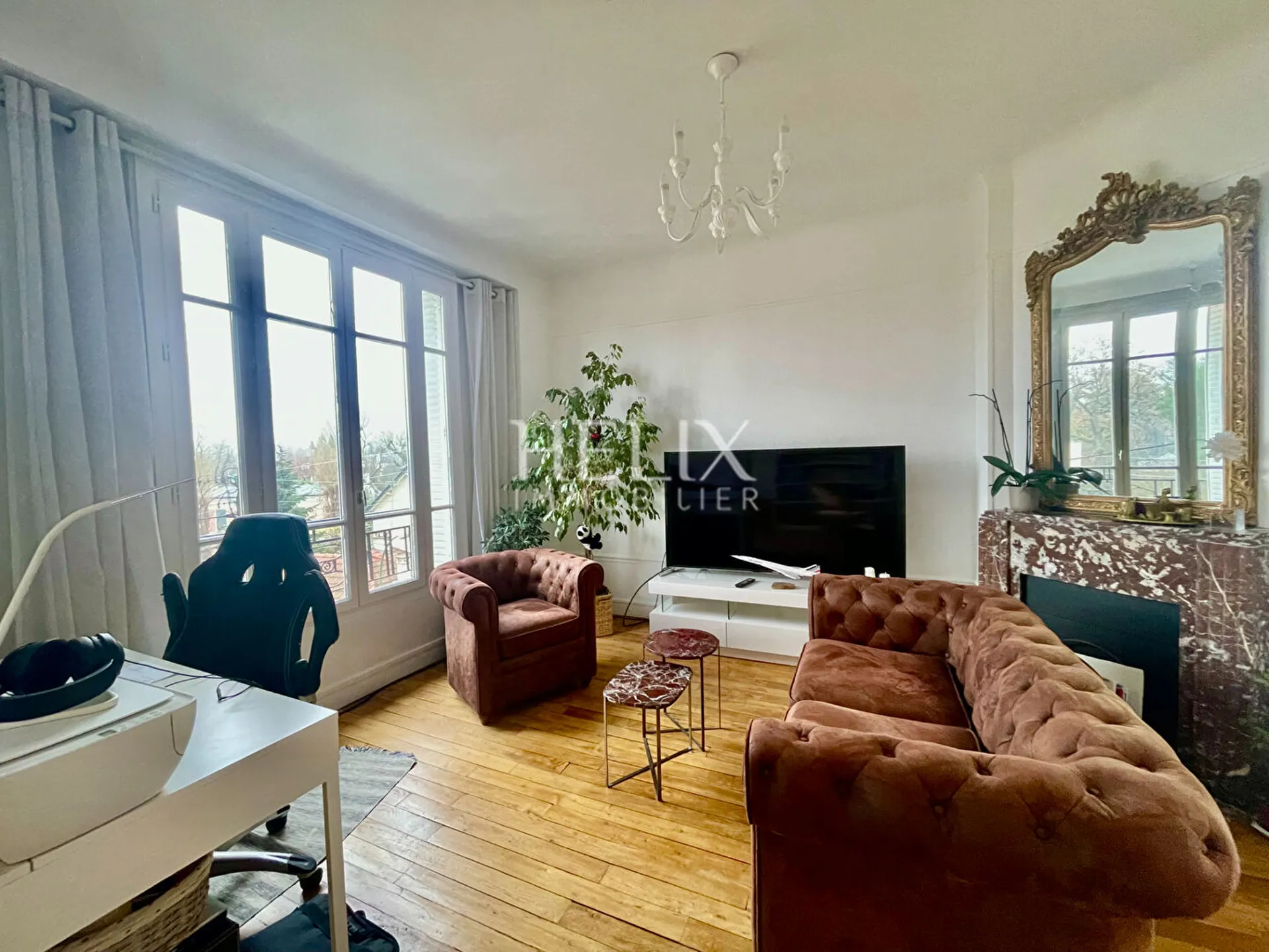 Magnifique appartement Le Vesinet 3 pièces 58 m2 au dernier étage en vente en exclusivité par HELIX Immobilier