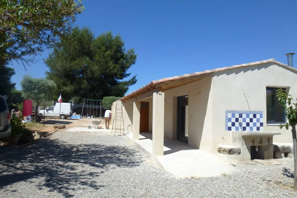 La Maison terminée à notre départ