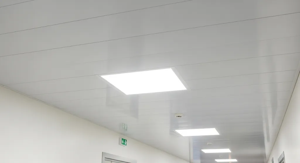 Remplacer le plafond d'un hôpital par un revêtement tendu conforme aux normes d'hygiène strictes à Toulouse