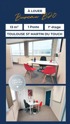 Bureau 1 poste à louer à Toulouse