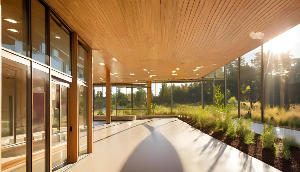 Extension du centre de radiothérapie à Auxerre (Yonne), avec création de nouveaux espaces médicaux et techniques en continuité du bâtiment existant.