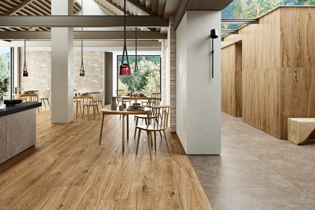 À Yvetot, proche de Rouen, le coloris Walnut s’accorde parfaitement avec les projets déco style campagne chic.