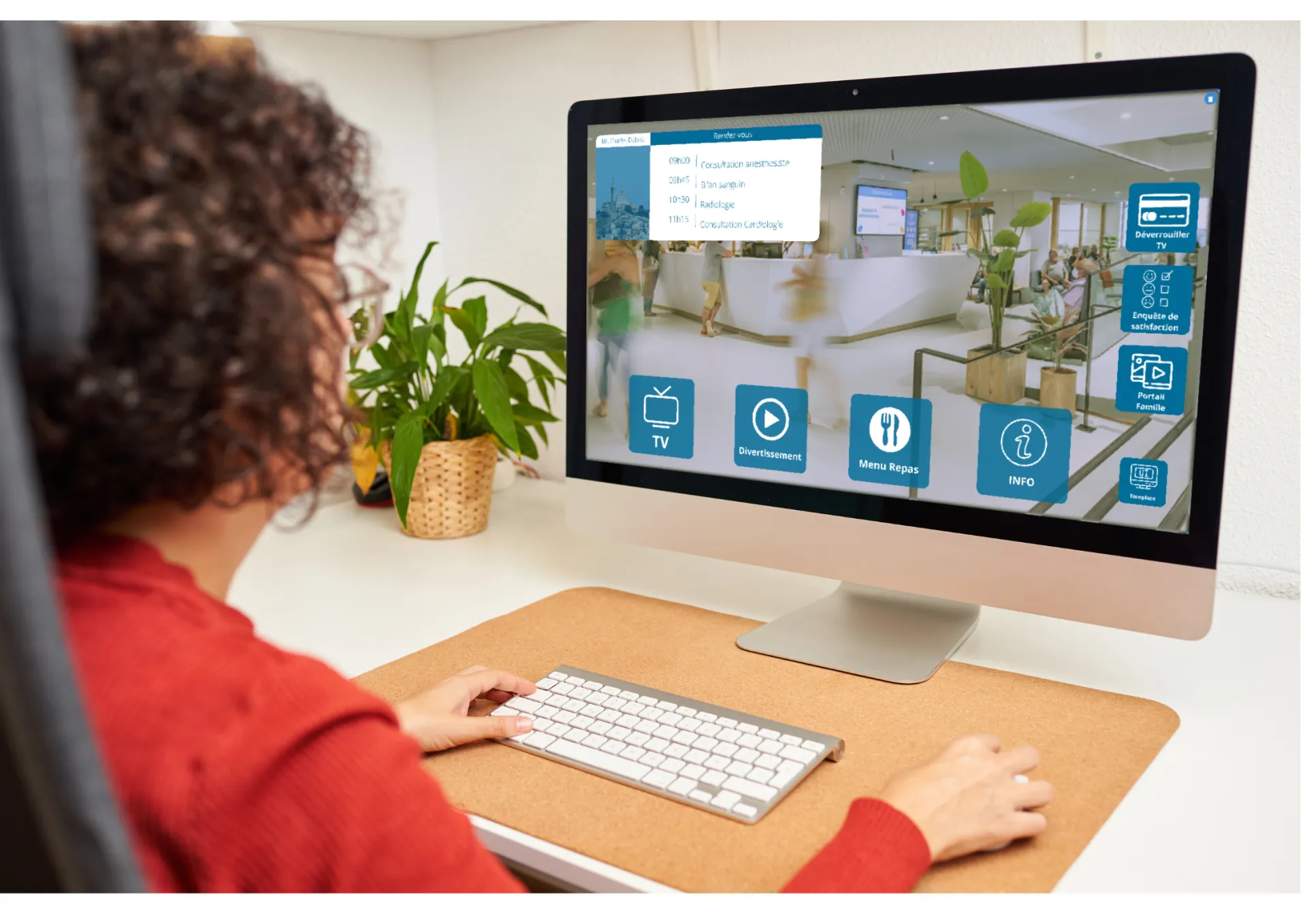 Logiciel de gestion de la TV pour établissement de santé