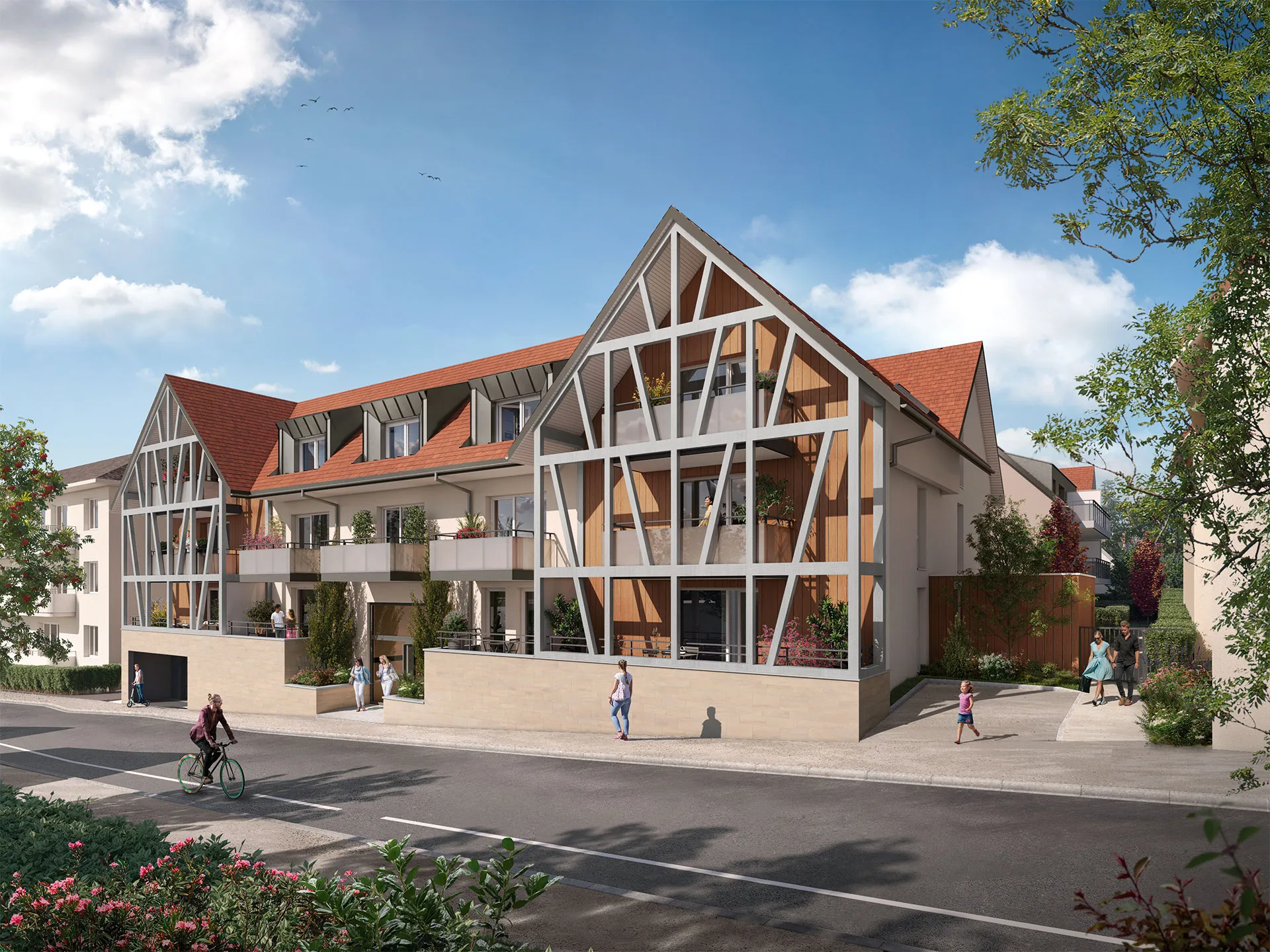 Résidence neuve à taille humaine à Hœnheim