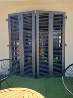 Volets battants persiennés aluminium ehret