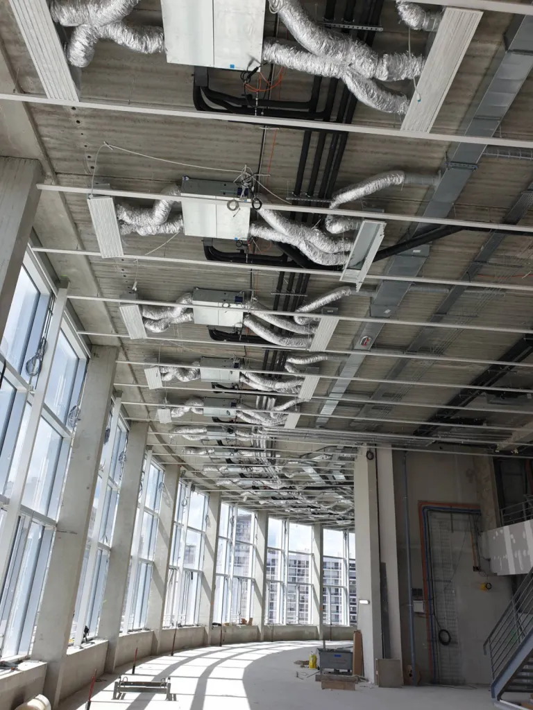 Etude d'exécution CVC Bâtiment Tertiaire LA NORMA à Puteaux, pour le compte d' EIFFAGE ENERGIE THERMIE IDF