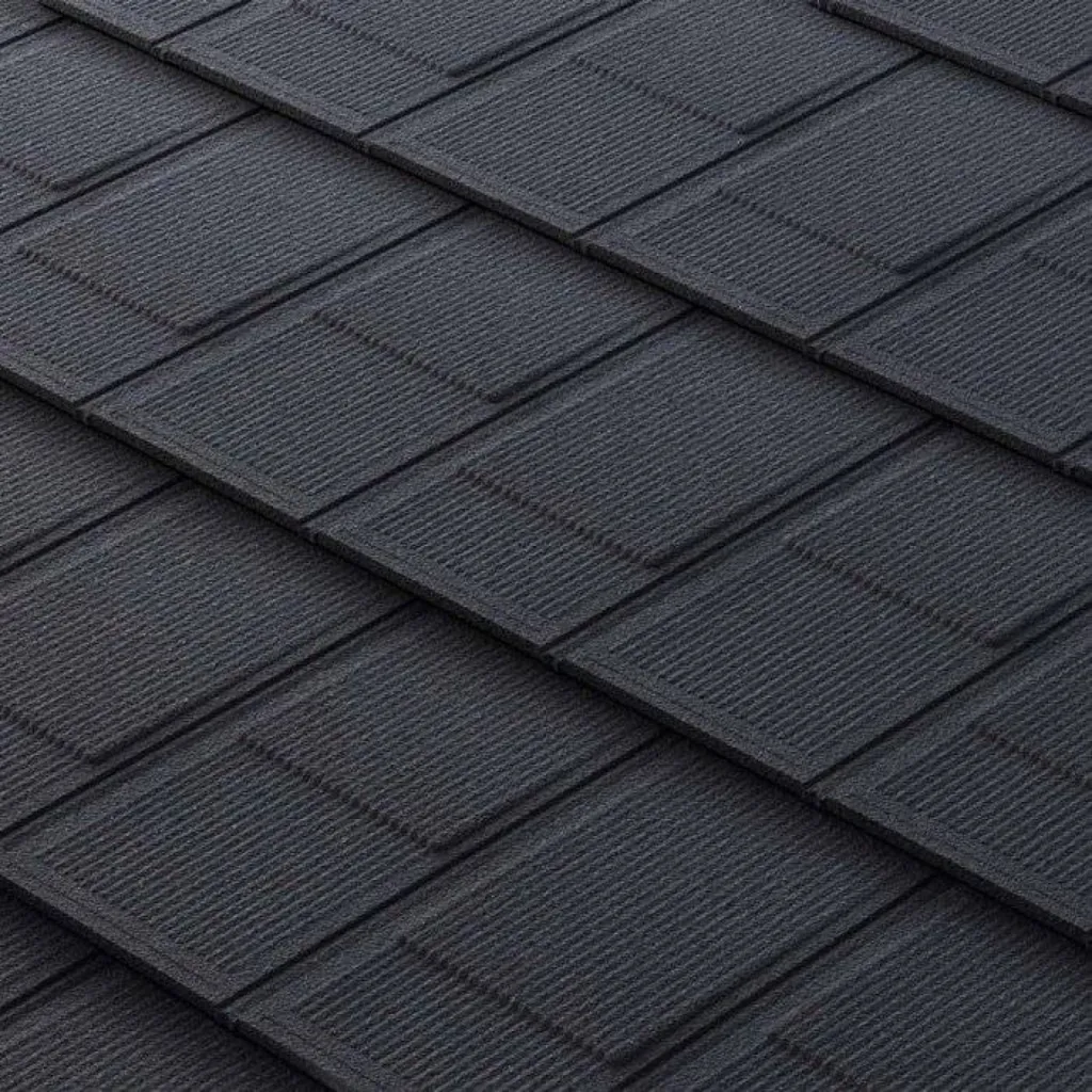 Shingle métallique Metrotile iSHINGLE Apparence Black