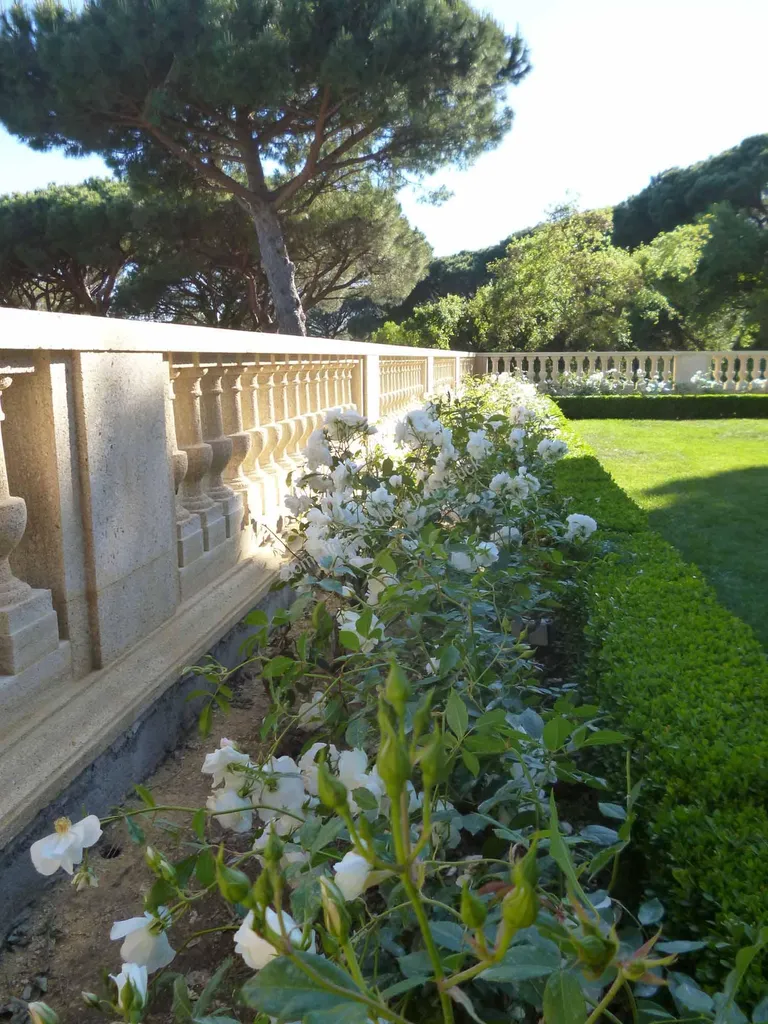Balustrade en pierre du Gard