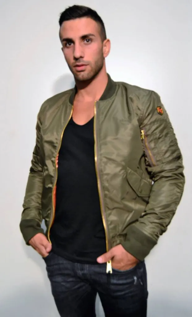 bombers Schott homme