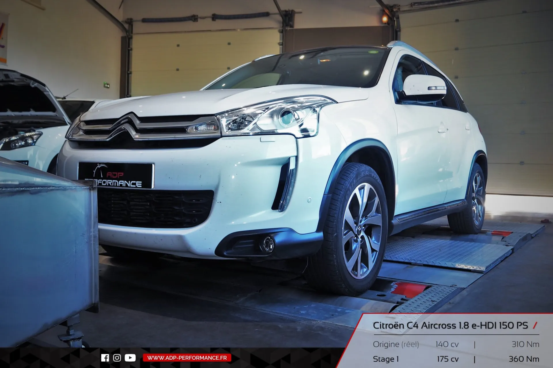 Reprogrammation moteur Salon de Provence - Citroen C4 Aircross 1.8 e-HDI 150cv - ADP Performance