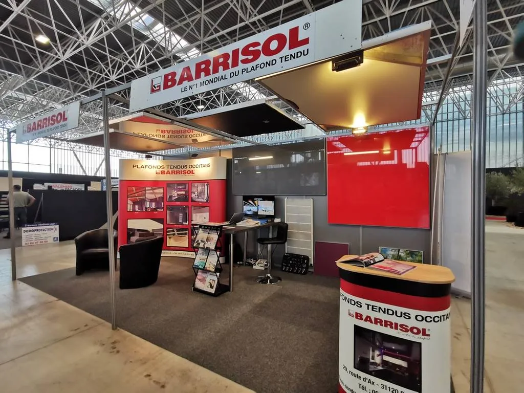 Stand Plafonds Tendus Occitans Toulouse - Salon Habitat 2023