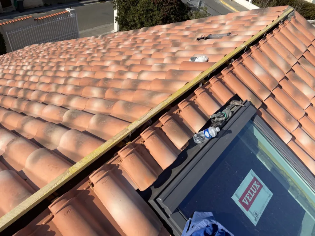 Réfection de toiture avec isolation d’une maison sur Châteauneuf-les-Martigues.