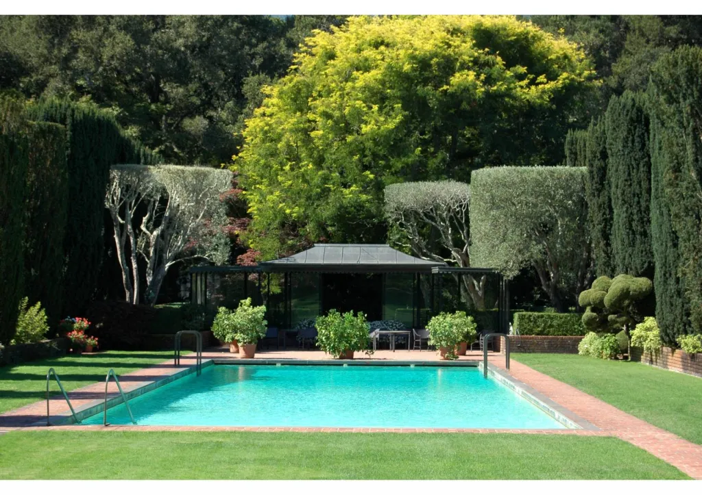 Aménagement de jardin paysager autour d'une piscine à Saint Rémy de Provence