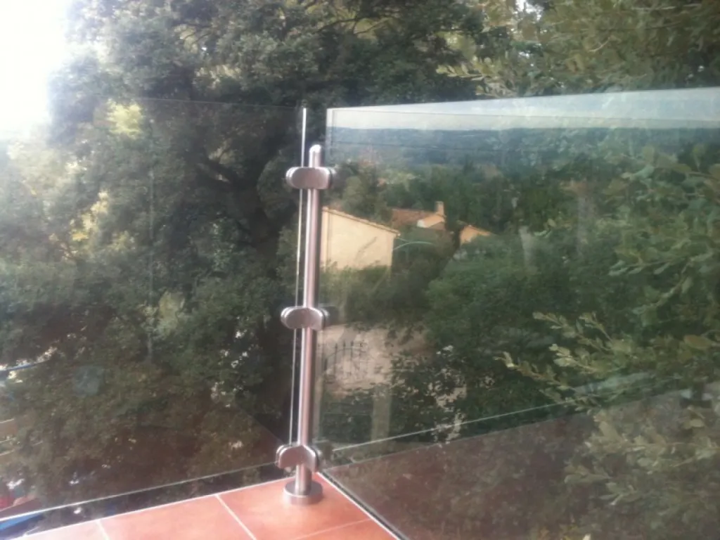 Escalier en verre