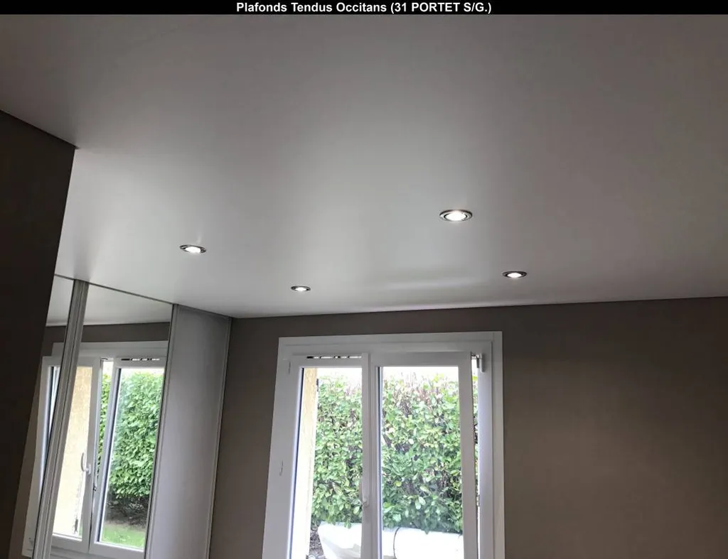 Pose plafond tendu BARRISOL blanc mat - Nailloux