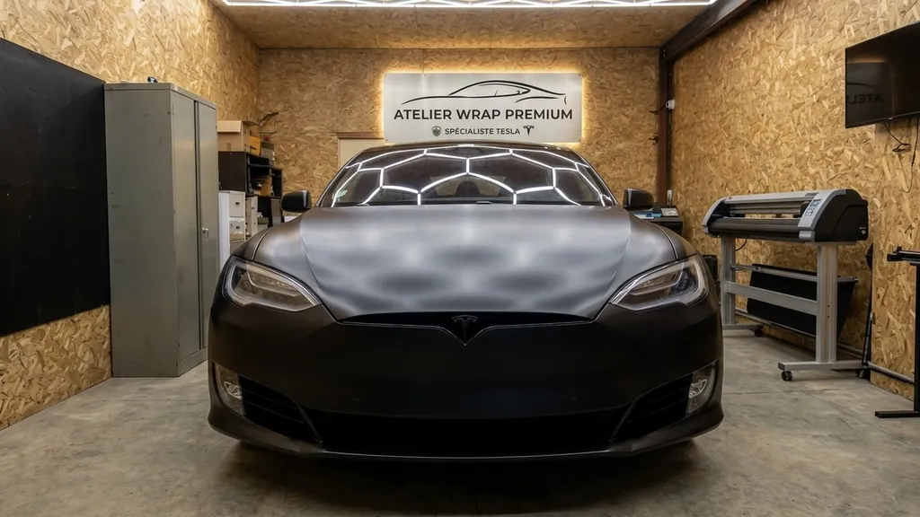 Coverint tesla noir mat toulon