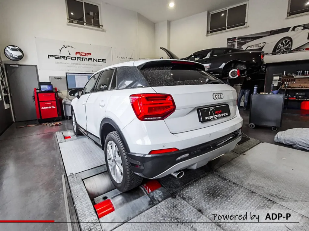 Reprogrammation moteur Conversion bio éthanol E85 Audi Q2 1.0 TFSI 116 PS | ADP Performance Aix en Provence