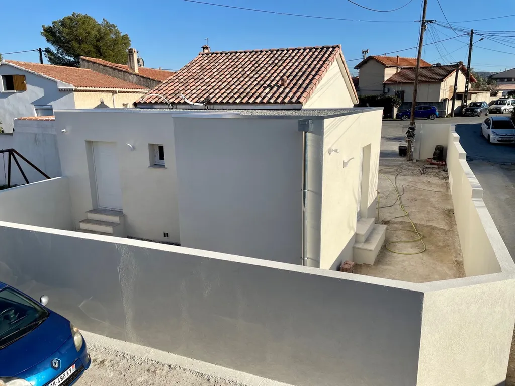 Extension de maison toit terrasse saint victoret 13730