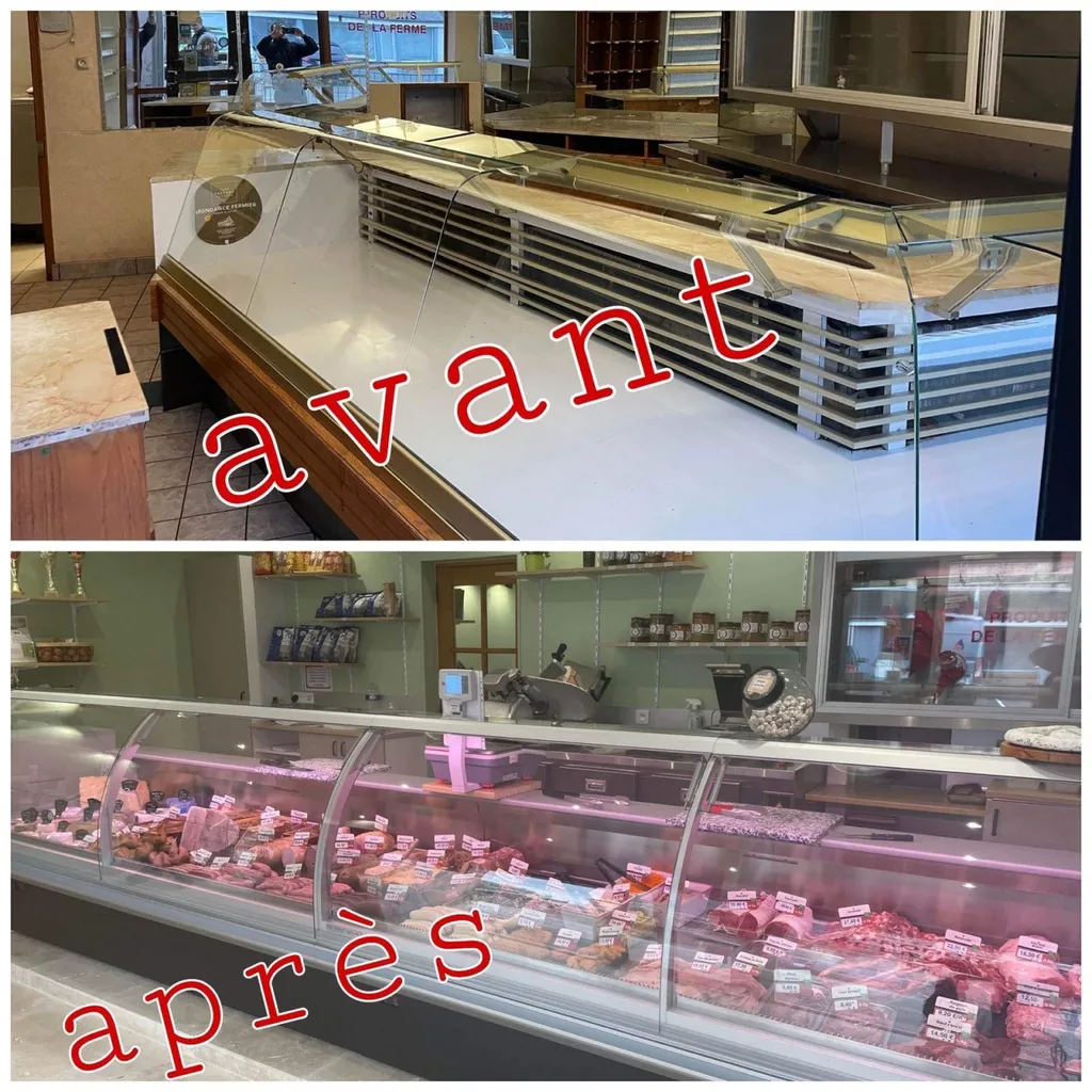 Aménagement Boucherie/ Charcuterie près D Etretat Seine-Maritime 